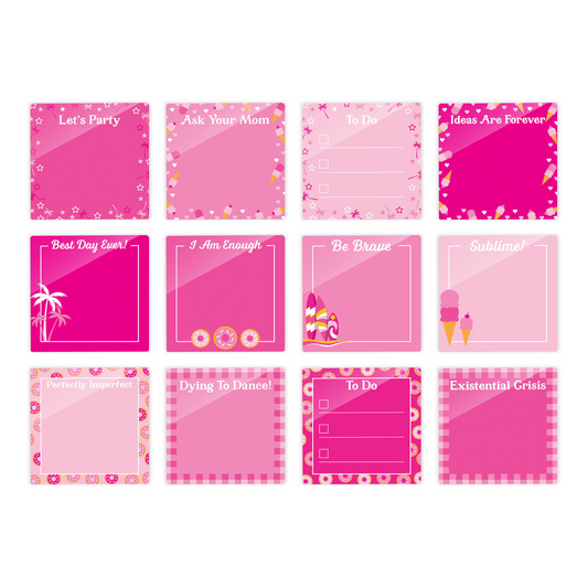 Pink Dream Notes Collection Only | 4x4