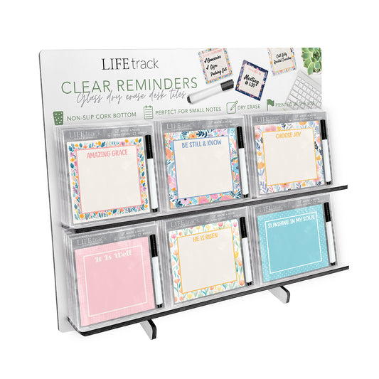 Spring Faith Clear Reminders Display | 14x14.25