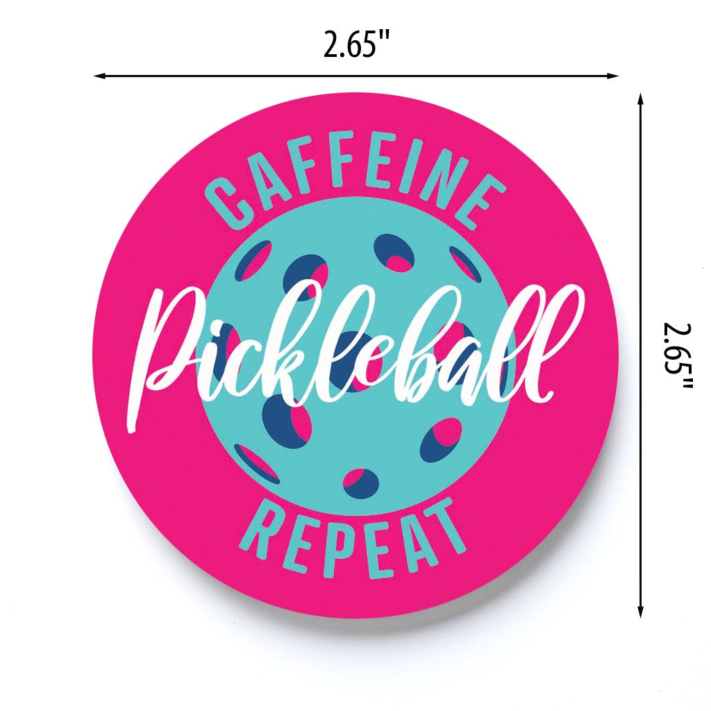 Neon Pickleball Caffeine Pickleball Repeat | 2.65x2.65