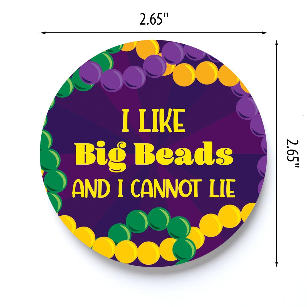 Mardi Gras I Like Big Beads | 2.65x2.65