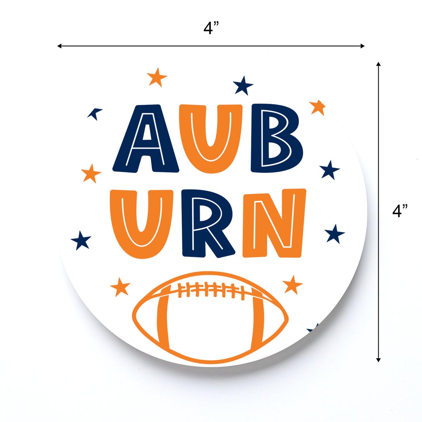 Clairmont & Co Game Day Stars Auburn | 4x4